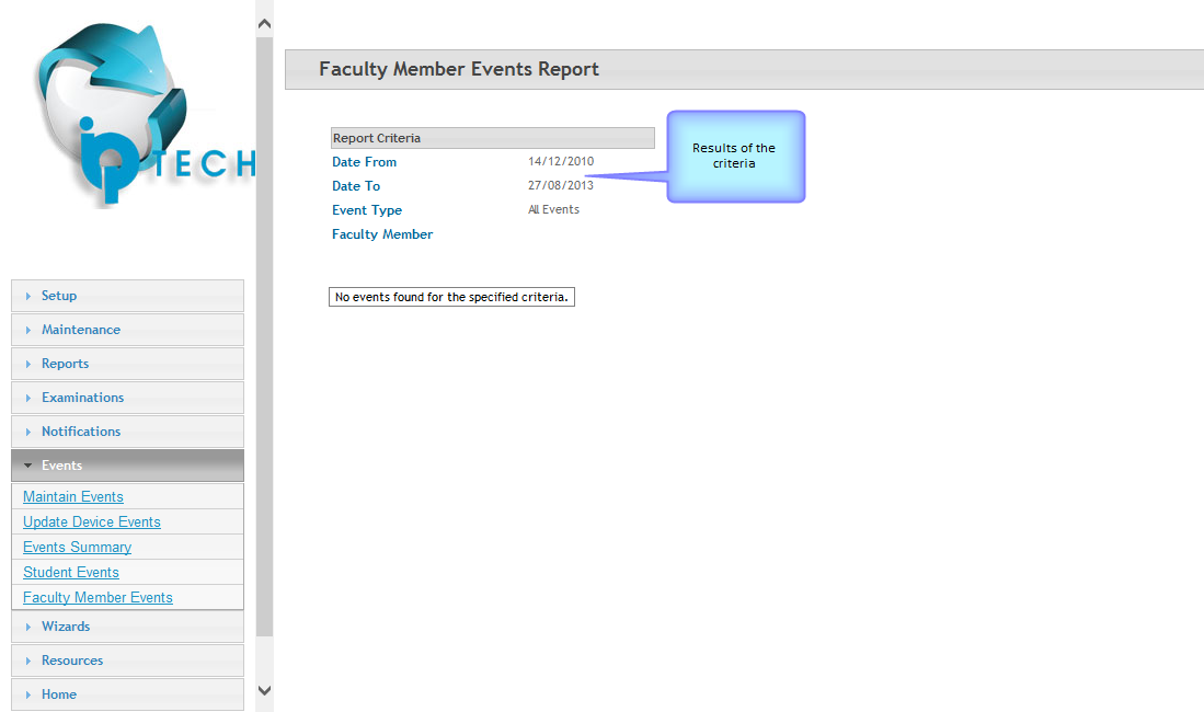 Faculty_Member_Events_Report_Home_Results.png